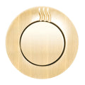 No Touch Steam Head - Round - Antique Brass