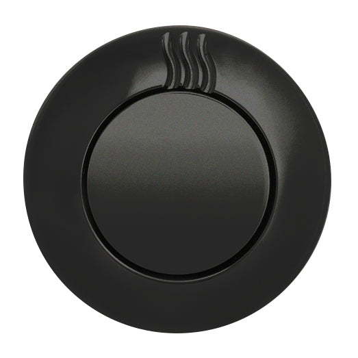 No Touch Steam Head - Round - Matte Black