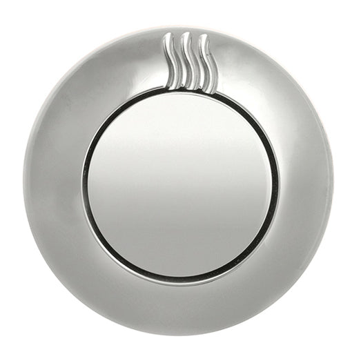 No Touch Steam Head - Round - Polished Chrome