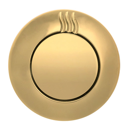 No Touch Steam Head - Round - Polished Gold