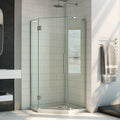 DreamLine Prism Plus 42 inch D x 42 inch W x 74 3/4 inch H Frameless Neo-Angle Hinged Shower Enclosure