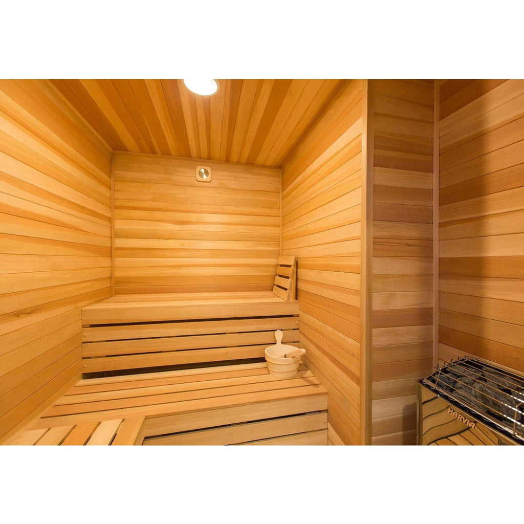 Finnish Sauna Builders 10' x 10' x 7' Pre-Cut Sauna Kit