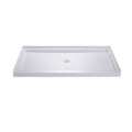 DreamLine SlimLine 36 inch D x 54 inch W x 2 3/4 inch H Center Drain Single Threshold Shower Base