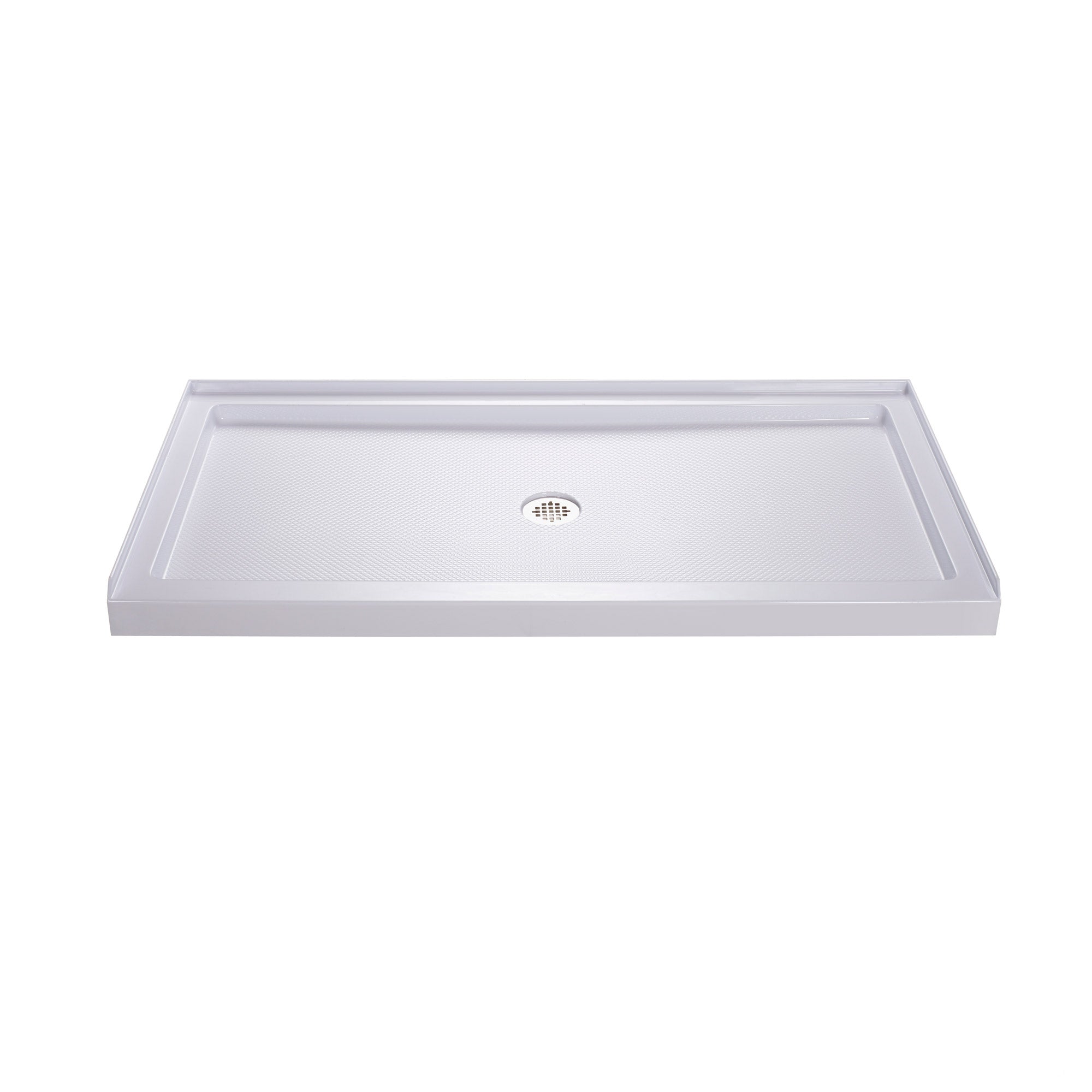 DreamLine SlimLine 32 inch D x 54 inch W x 2 3/4 inch H Center Drain Single Threshold Shower Base