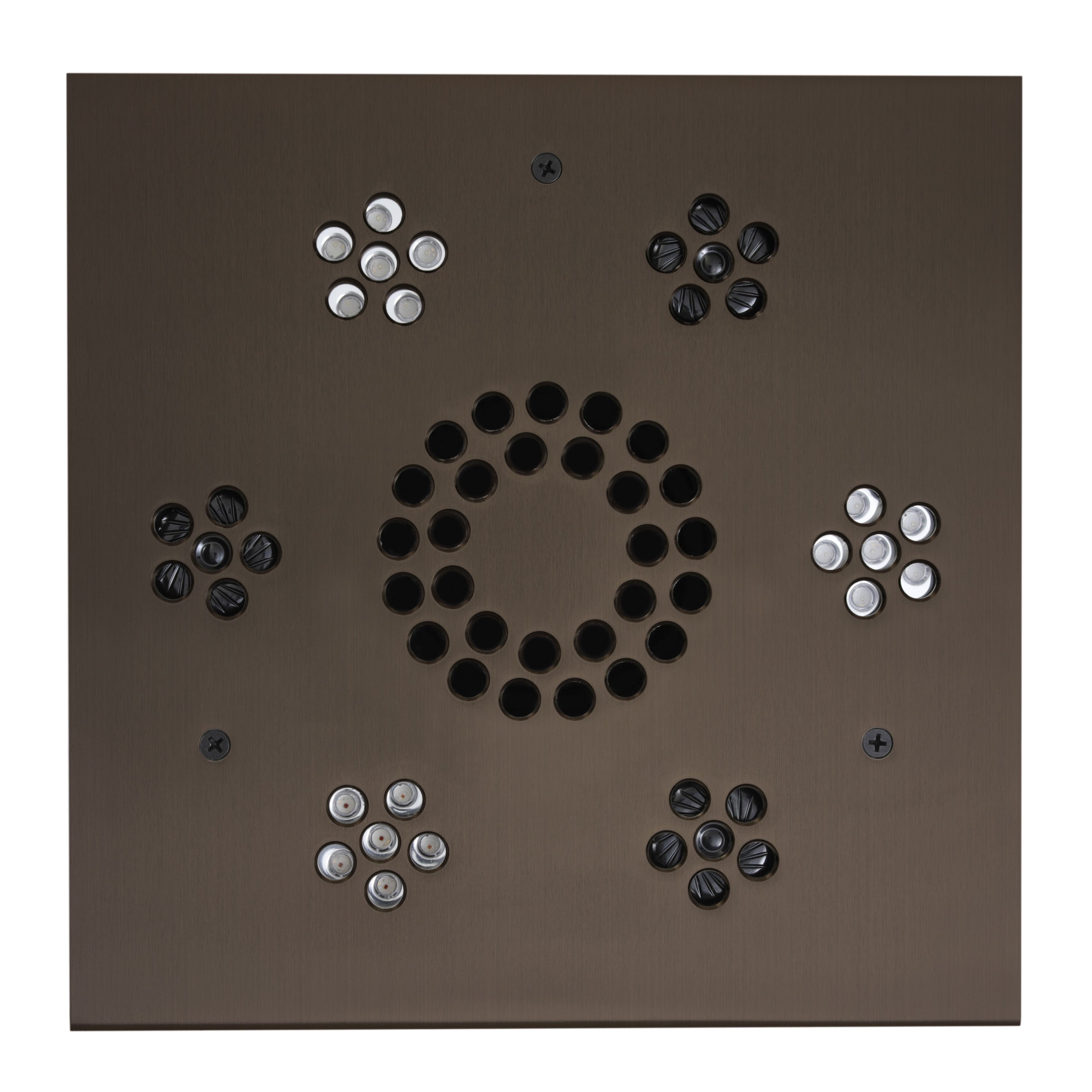 Serenity Essential System - Square - Chromatherapy + Audiotherapy - Oil Rubbed Bronze