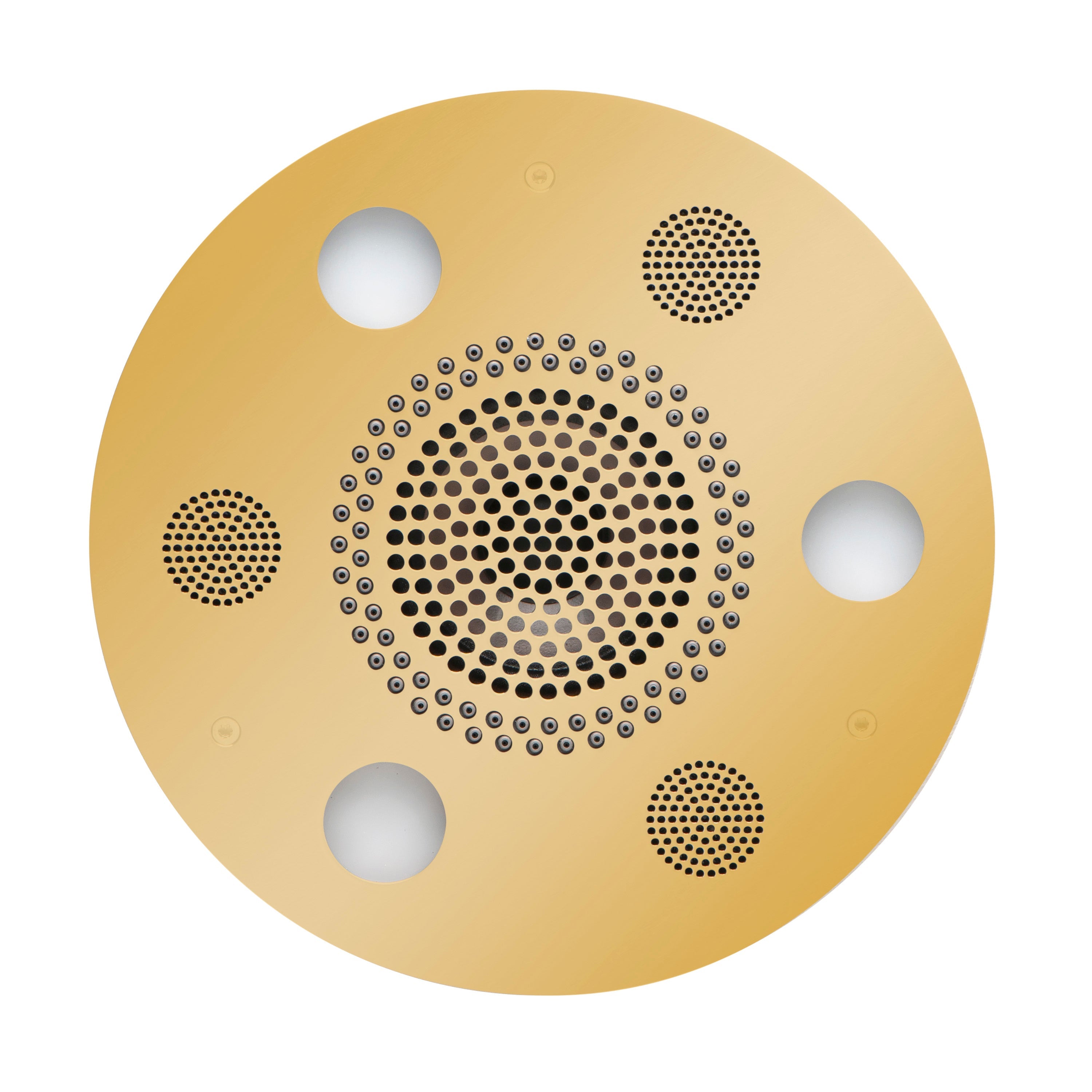 Serenity Advanced Rainhead - Round - Polished Gold