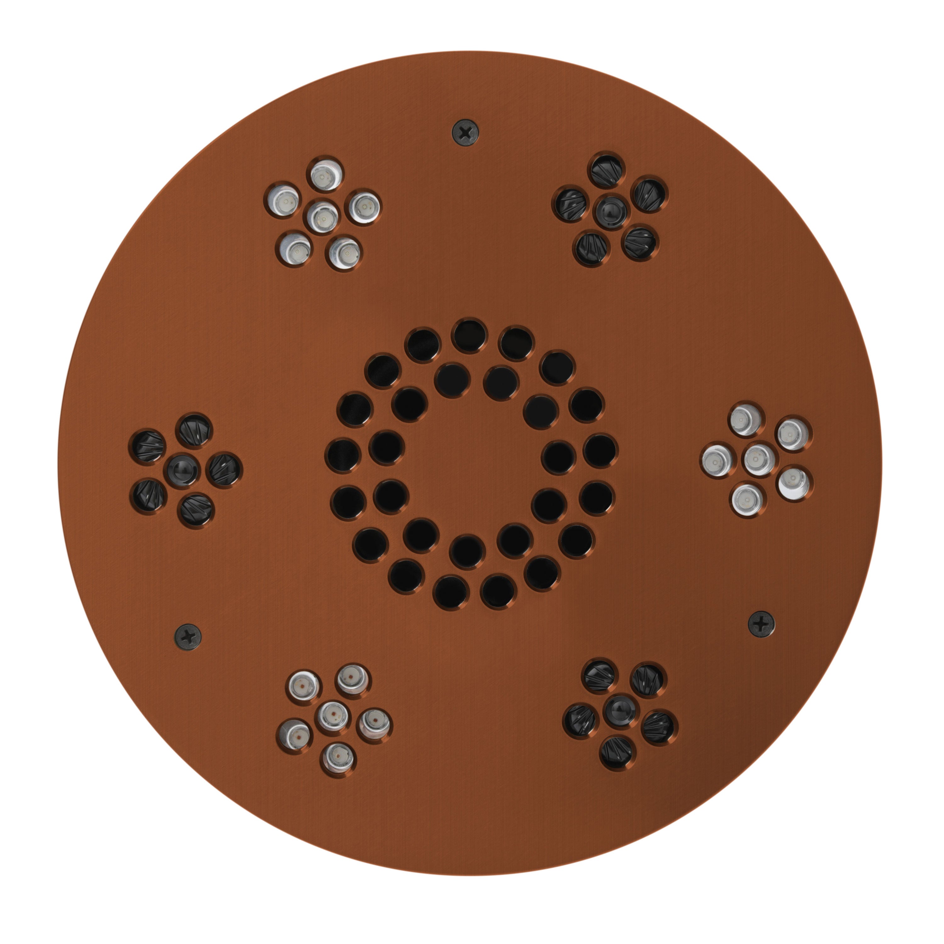 Serenity Essential System - Round - Chromatherapy + Audiotherapy - Antique Copper