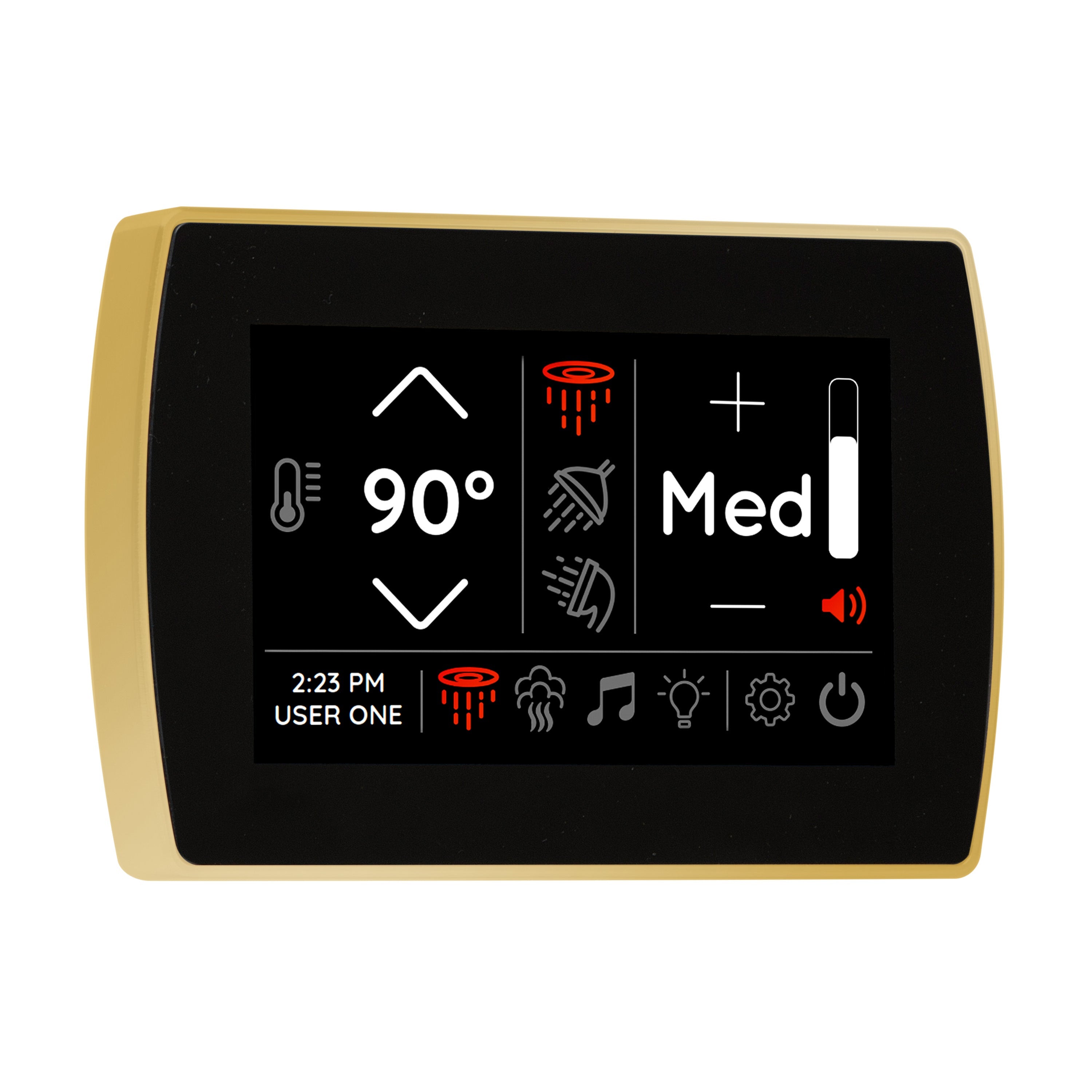 SignaTouch Control - Wall Mount Polished Gold