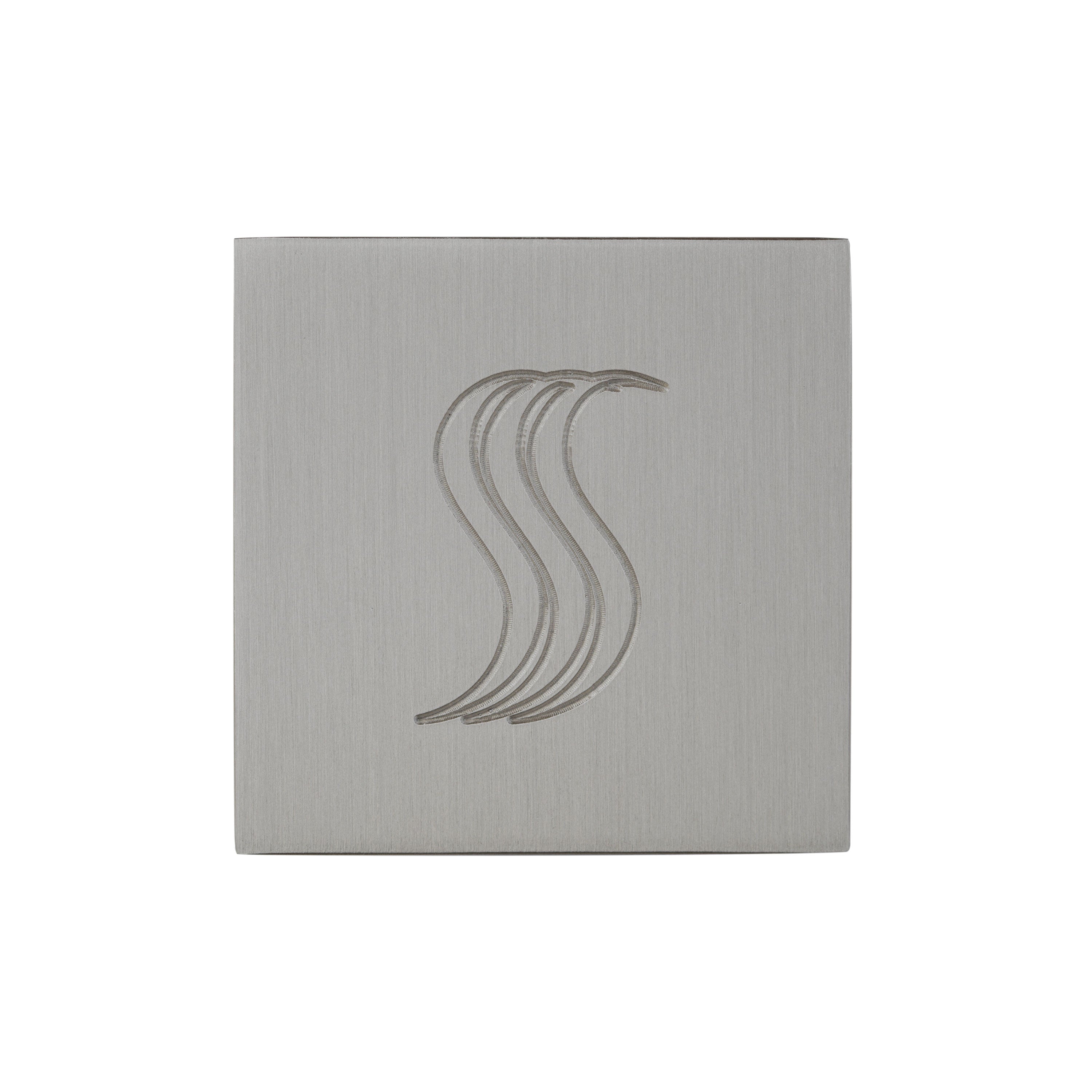 SteamVection Steam Head - Square - Satin Chrome
