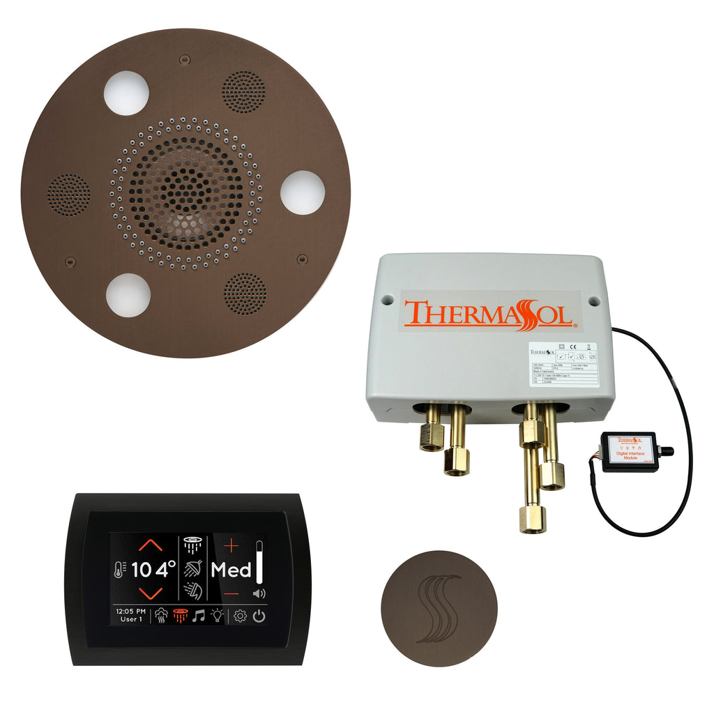 Total Wellness Package SignaTouch — Serenity Advanced (Round) / Oil Rubbed Bronze / No Steam Generator,SignaTouch — Serenity Advanced (Round) / Oil Rubbed Bronze / PRO Series III 84 (6kW),SignaTouch — Serenity Advanced (Round) / Oil Rubbed Bronze / PRO Se
