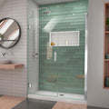 DreamLine Unidoor-LS 48-49 inch W x 72 inch H Frameless Hinged Shower Door with L-Bar