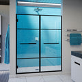 DreamLine Unidoor Madrid 58 - 58 1/2 inch W x 72 inch H Frameless Hinged Shower Door