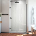 DreamLine Unidoor Plus 44 1/2 - 45 inch W x 72 inch H Frameless Hinged Shower Door