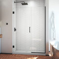 DreamLine Unidoor Plus 48 1/2 - 49 inch W x 72 inch H Frameless Hinged Shower Door