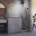 DreamLine Unidoor Plus 54 inch W x 36 3/8 inch D x 72 inch H Frameless Hinged Shower Enclosure