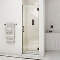 DreamLine Unidoor 28 inch W x 72 inch H Frameless Hinged Shower Door