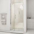 DreamLine Unidoor 40 - 41 inch W x 72 inch H Frameless Hinged Shower Door with Support Arm