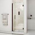 DreamLine Unidoor 34 - 35 inch W x 72 inch H Frameless Hinged Shower Door