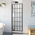 DreamLine Unidoor Toulon 30 inch W x 72 inch H Frameless Hinged Shower Door
