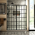 DreamLine Unidoor Toulon 58 - 58 1/2 inch W x 72 inch H Frameless Hinged Shower Door