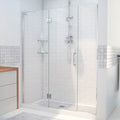 DreamLine Unidoor-X 50 1/2 - 51 inch W x 72 inch H Frameless Hinged Shower Door