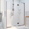 DreamLine Unidoor-X 68 1/2 - 69 inch W x 72 inch H Frameless Hinged Shower Door