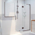 DreamLine Unidoor-X 71 - 71 1/2 inch W x 72 inch H Frameless Hinged Shower Door