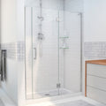 DreamLine Unidoor-X 53 - 53 1/2 inch W x 72 inch H Frameless Hinged Shower Door