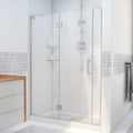 DreamLine Unidoor-X 35 1/2 - 36 inch W x 72 inch H Frameless Hinged Shower Door