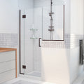 DreamLine Unidoor-X 60 - 60 1/2 inch W x 72 inch H Frameless Hinged Shower Door (D1243036)