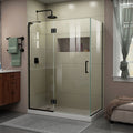 DreamLine Unidoor-X 47 3/8 inch W x 30 inch D x 72 inch H Frameless Hinged Shower Enclosure