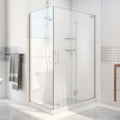 DreamLine Unidoor-X 48 3/8 inch W x 30 inch D x 72 inch H Frameless Hinged Shower Enclosure