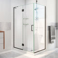 DreamLine Unidoor-X 33 3/8 inch W x 34 inch D x 72 inch H Frameless Hinged Shower Enclosure