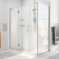DreamLine Unidoor-X 48 inch W x 34 3/8 inch D x 72 inch H Frameless Hinged Shower Enclosure