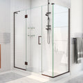 DreamLine Unidoor-X 46 1/2 inch W x 34 3/8 inch D x 72 inch H Frameless Hinged Shower Enclosure