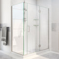 DreamLine Unidoor-X 60 inch W x 34 3/8 inch D x 72 inch H Frameless Hinged Shower Enclosure