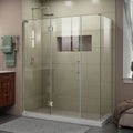 DreamLine Unidoor-X 63 1/2 inch W x 34 3/8 inch D x 72 inch H Frameless Hinged Shower Enclosure
