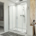 DreamLine Visions 36 inch D x 60 inch W x 78 3/4 inch H Semi-Frameless Sliding Shower Door
