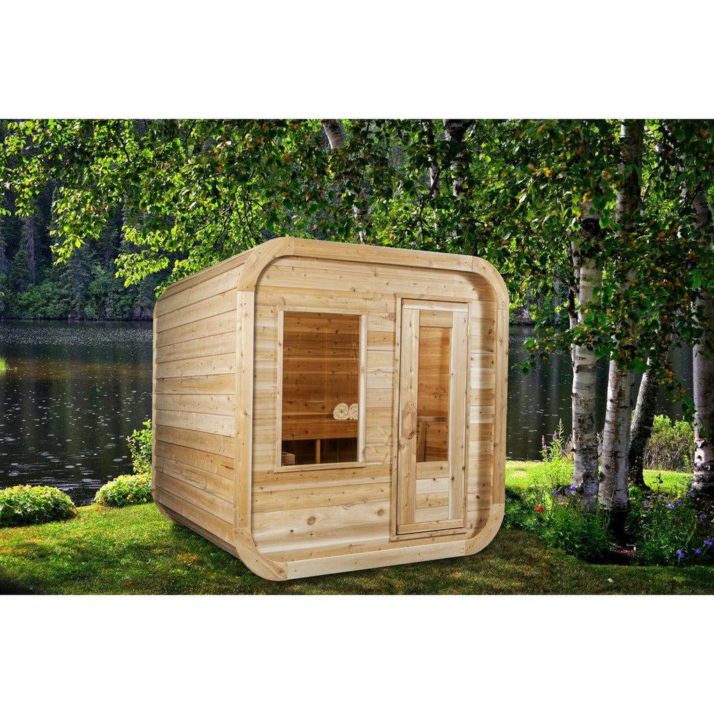 Dundalk Luna Outdoor Sauna 7' x 7' Dundalk LeisureCraft CTC22LU-Outdoorsb-web.jpg