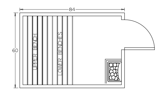 Finnish Sauna Builders 5' x 7' x 7' Pre-Built Outdoor Sauna Kit with Cedar Panelized Roof