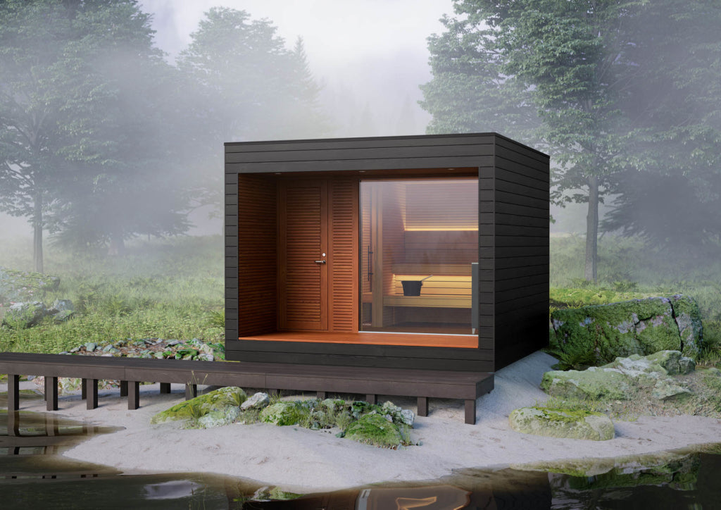 Auroom Natura Outdoor Sauna by Thermory
