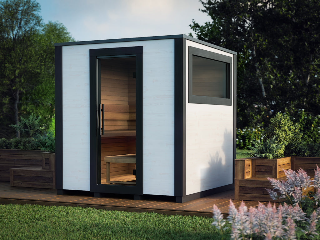 Auroom Garda Outdoor Sauna by Thermory