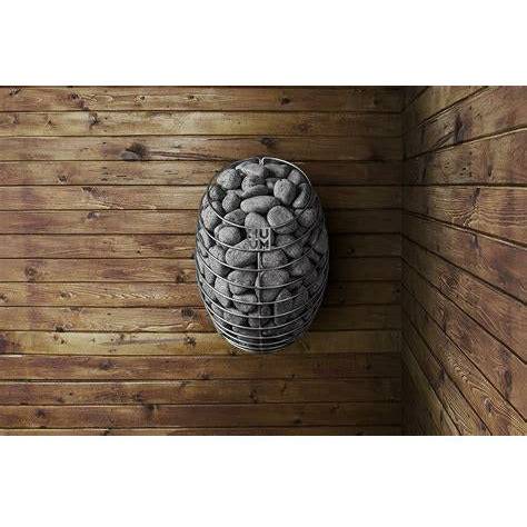 HUUM Drop 4.5KW Ultimate Package with Heater, Stones, Safety Railing, and UKU Black Wifi Control