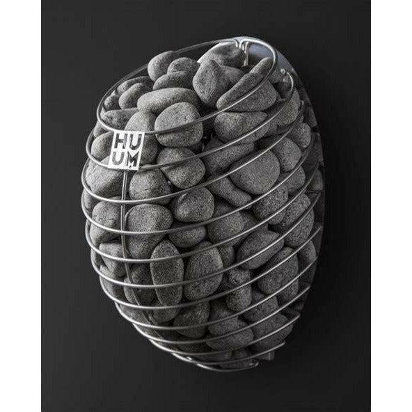 HUUM Drop 4.5KW Deluxe Package with Heater, Stones, Safety Railing, and Black Local Control