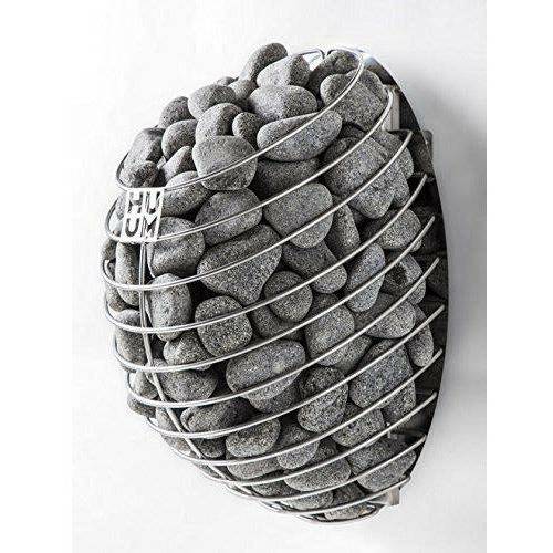 HUUM Drop 4.5KW Deluxe Package with Heater, Stones, Safety Railing, and Black Local Control