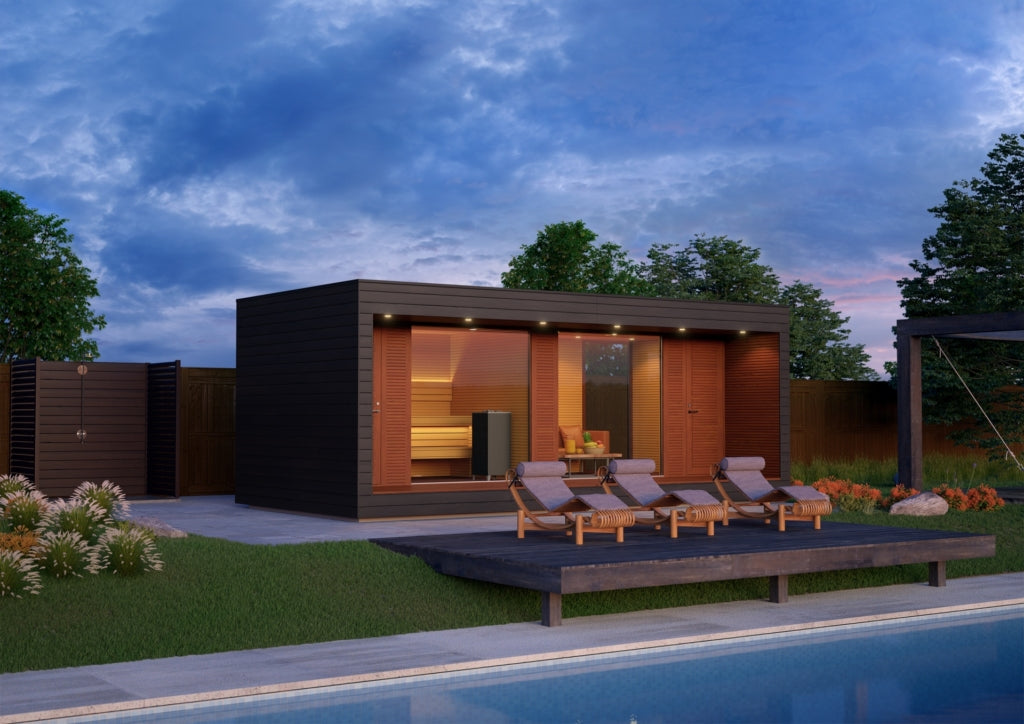 Auroom Natura Outdoor Sauna by Thermory