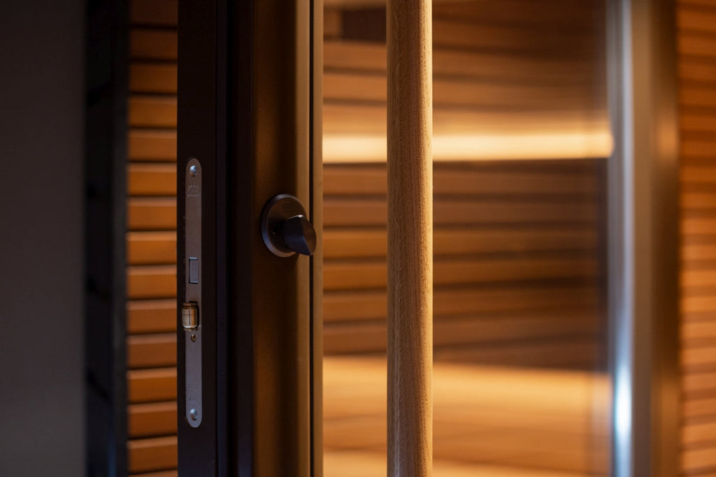 Auroom Arti Outdoor Sauna by Thermory