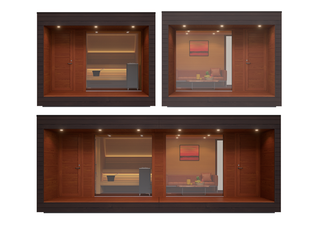 Auroom Natura Outdoor Sauna by Thermory